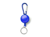 Брелок для ключей DOKI с карабином и выдвижным кольцом (синий)  (Изображение 1)
