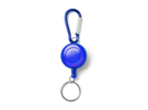 Брелок для ключей DOKI с карабином и выдвижным кольцом (синий) 