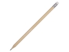 Шестигранный карандаш с ластиком Presto (натуральный)  (Изображение 1)