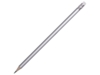 Шестигранный карандаш с ластиком Presto (серебристый)  (Изображение 1)
