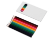 Набор из 12 шестигранных цветных карандашей Hakuna Matata (белый/разноцветный)  (Изображение 1)