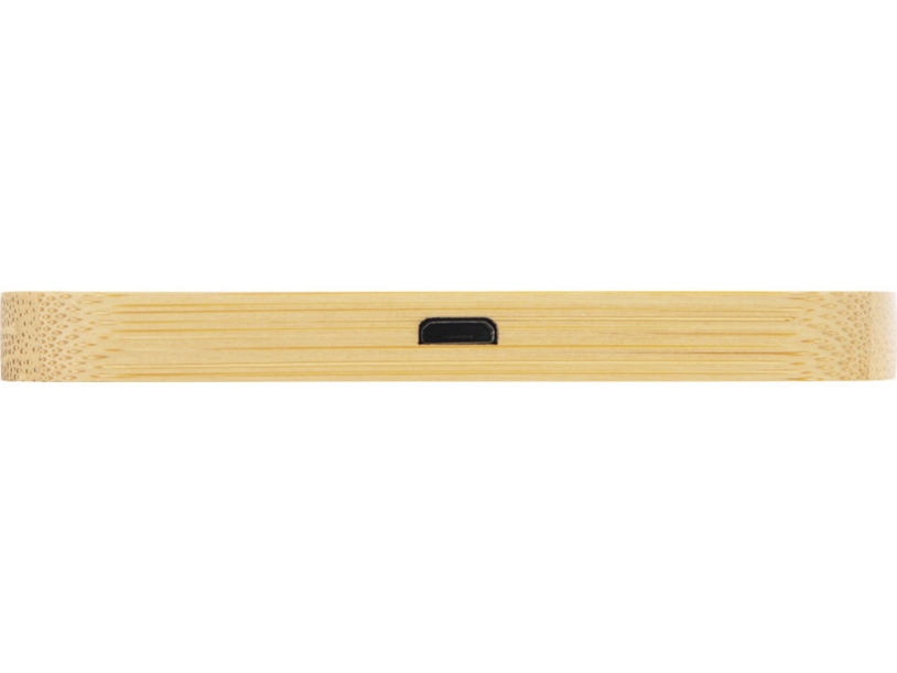 USB-хаб с беспроводной зарядкой из бамбука Plato (Изображение 7)