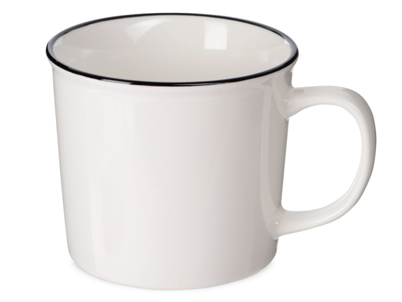 Кружка Nancy Line (белый/черный)  (Изображение 1)