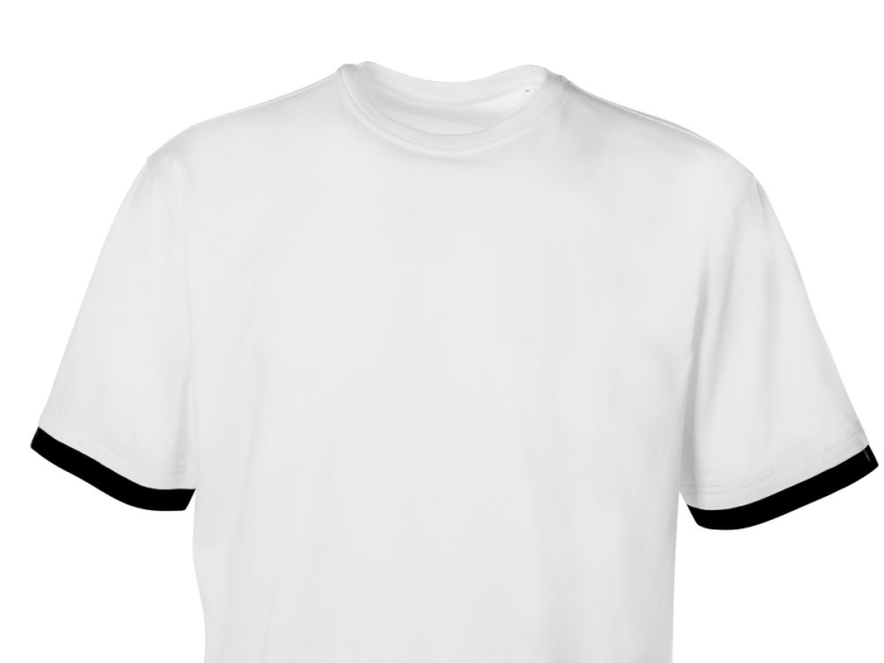 Футболка Rotterdam мужская (белый/черный) 2XL (Изображение 9)