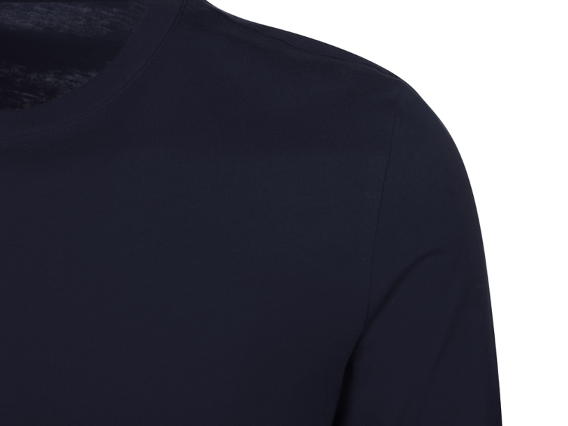 Футболка с длинным рукавом Porto мужская (темно-синий) 4XL (Изображение 9)