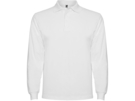 Рубашка поло Estrella детская с длинным рукавом (белый) 9-10