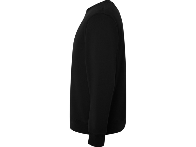 Свитшот из органического хлопка Batian, унисекс (черный) 2XL (Изображение 3)