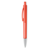 Ручка шариковая (прозрачно-красный) (Изображение 3)