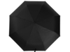 Зонт складной Lumet с куполом из переработанного пластика, автомат (черный)  (Изображение 4)