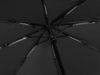 Зонт складной Lumet с куполом из переработанного пластика, автомат (черный)  (Изображение 5)