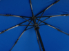Зонт складной Lumet с куполом из переработанного пластика, автомат (синий)  (Изображение 5)