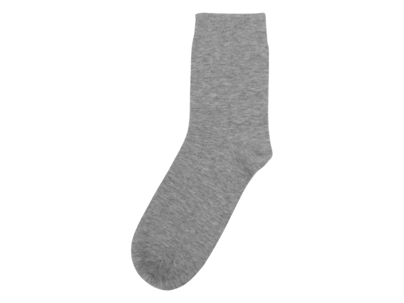 Носки однотонные Socks мужские (серый меланж) 41-44 (Изображение 2)
