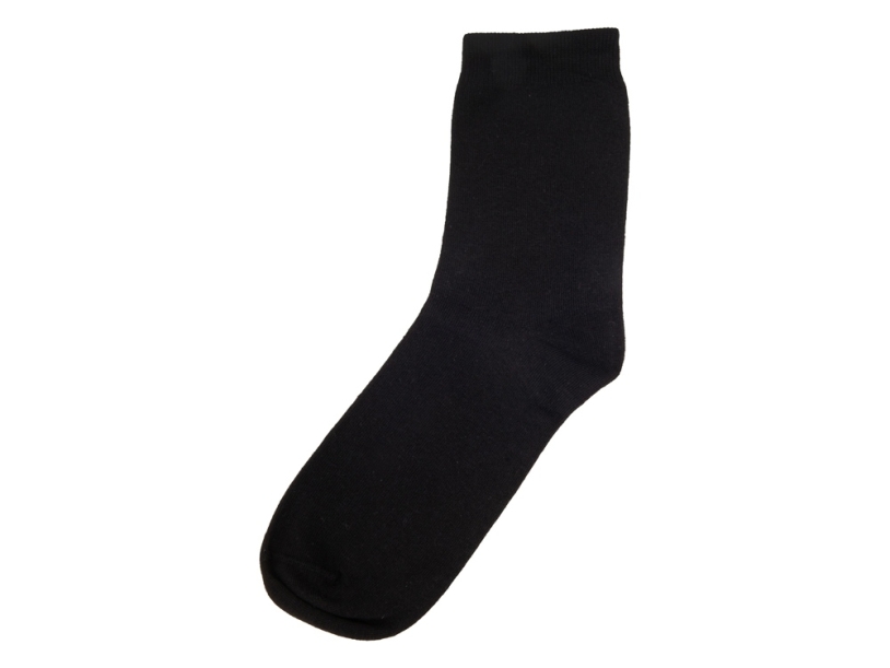 Носки однотонные Socks мужские (черный) 41-44 (Изображение 2)