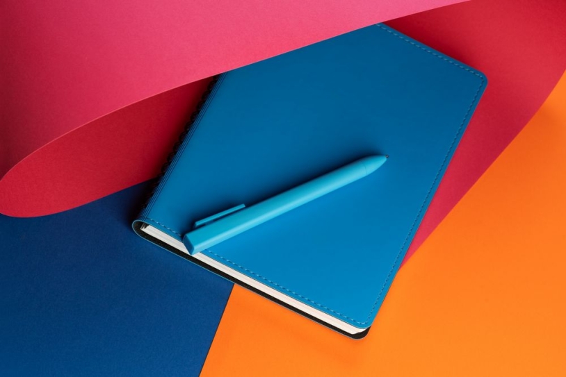 Ручка шариковая Swiper SQ Soft Touch, голубая (Изображение 6)