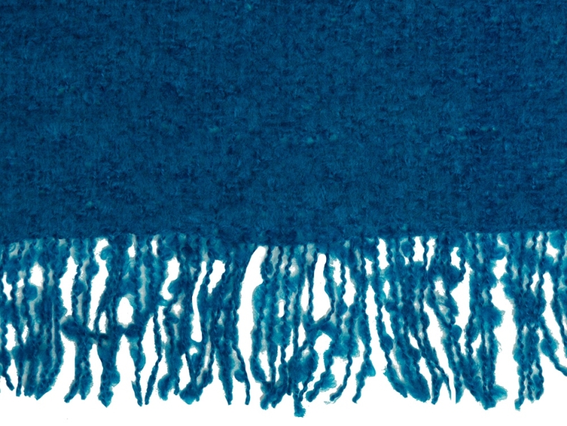 Плед акриловый Mohair (синий)  (Изображение 3)