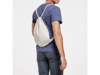 Рюкзак-мешок MIRLO хлопковый, бежевый (Изображение 3)