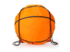 Рюкзак-мешок MILANO в форме баскетбольного мяча (оранжевый)  (Изображение 1)
