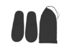 Тапочки унисекс YLLIER (черный)  (Изображение 1)