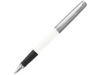 Ручка перьевая Parker Jotter, F (белый/серебристый)  (Изображение 1)