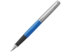 Ручка перьевая Parker Jotter Originals, M (голубой/серебристый)  (Изображение 1)