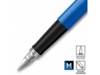 Ручка перьевая Parker Jotter Originals, M (голубой/серебристый)  (Изображение 4)