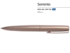 Ручка металлическая шариковая Sorento (шампань)  (Изображение 2)