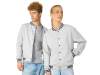 Бомбер Oxford, унисекс (серый меланж) 3XL (Изображение 1)