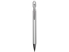 Ручка-стилус металлическая шариковая Sway Monochrome с цветным зеркальным слоем (серебристый/белый)  (Изображение 2)