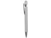 Ручка-стилус металлическая шариковая Sway Monochrome с цветным зеркальным слоем (серебристый/белый)  (Изображение 3)