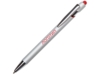 Ручка-стилус металлическая шариковая Sway Monochrome с цветным зеркальным слоем (серебристый/красный)  (Изображение 1)
