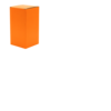 Коробка глянцевая для термокружки Surprise, оранжевый (Изображение 1)