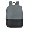 Рюкзак Eclat, серый/чёрный, 43 x 31 x 10 см, 100% полиэстер 600D (Изображение 1)