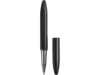 Металлическая ручка-роллер Bullet с серебристым зеркальным слоем, матовый черный (Изображение 3)