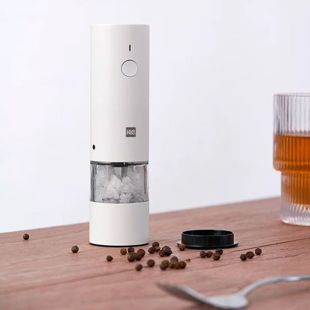 Электрическая мельница для специй HuoHou Electric Mini Grinder Rechargable, белая (Изображение 4)