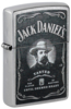 Зажигалка ZIPPO Jack Daniels® с покрытием Street Chrome, латунь/сталь, серебристая, 38x13x57 мм (Изображение 1)