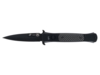 Нож складной Stinger, 118 мм, (черный), материал рукояти: нержавеющая сталь, карбон (Изображение 1)