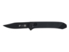 Нож складной Stinger, 115 мм, (черный), материал рукояти: нержавеющая сталь, стеклотекстолит G10 (Изображение 1)