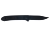 Нож складной Stinger, 115 мм, (черный), материал рукояти: нержавеющая сталь, стеклотекстолит G10 (Изображение 3)