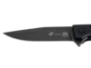 Нож складной Stinger, 102 мм, (черный), материал рукояти: нержавеющая сталь, стеклотекстолит G10 (Изображение 4)
