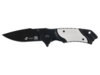 Нож складной Stinger, 120 мм, (черный), материал рукояти: нержавеющая сталь (серебристый/черный) (Изображение 1)