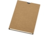 Бизнес блокнот Supreme с вставкой из софт-тача, гибкая обложка, 128 листов, серый (Изображение 10)