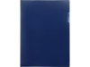 Папка- уголок, для формата А4, плотность 180 мкм, синий матовый (Изображение 3)