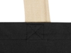 Сумка для шопинга Steady из хлопка с парусиновыми ручками, 260 г/м2, черный (Изображение 5)