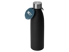 Бутылка для воды из нержавеющей стали Rely, 650 мл (черный)  (Изображение 7)