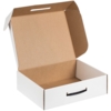 Коробка самосборная Light Case, белая, с черной ручкой (Изображение 2)