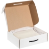 Коробка самосборная Light Case, белая, с черной ручкой (Изображение 3)