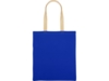 Сумка для шопинга Twin двухцветная из хлопка, 180 г/м2 (синий/натуральный)  (Изображение 6)