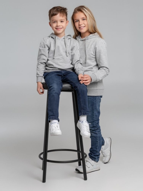 Худи детское Kirenga 2.0 Kids, серый меланж, 8 лет (Изображение 12)