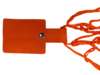 Авоська Dream из натурального хлопка с кожаными ручками, 25 л (оранжевый) 25л (Изображение 5)