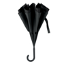 Зонт реверсивный (черный) (Изображение 6)